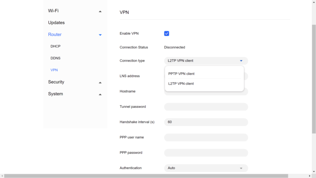 內建VPN Client功能,用家可連線到外國VPN伺服器,全家裝置一齊「翻牆」。