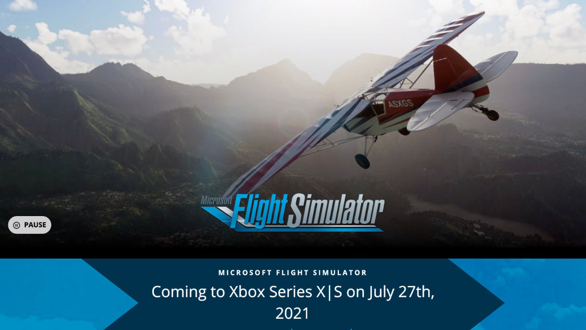 MSFS2020 27/7 XBOX Series XS set sail in November to launch a 