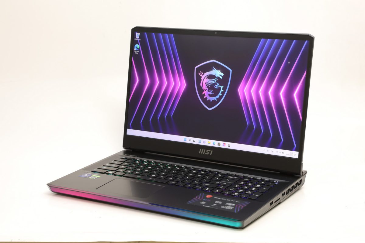 【評測】4K@120Hz 屏幕＋頂級配置 MSI Raider GE77HX 12UHS - PCM