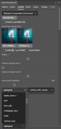 Controlnet 也支援各种预处理器和预训练模型。